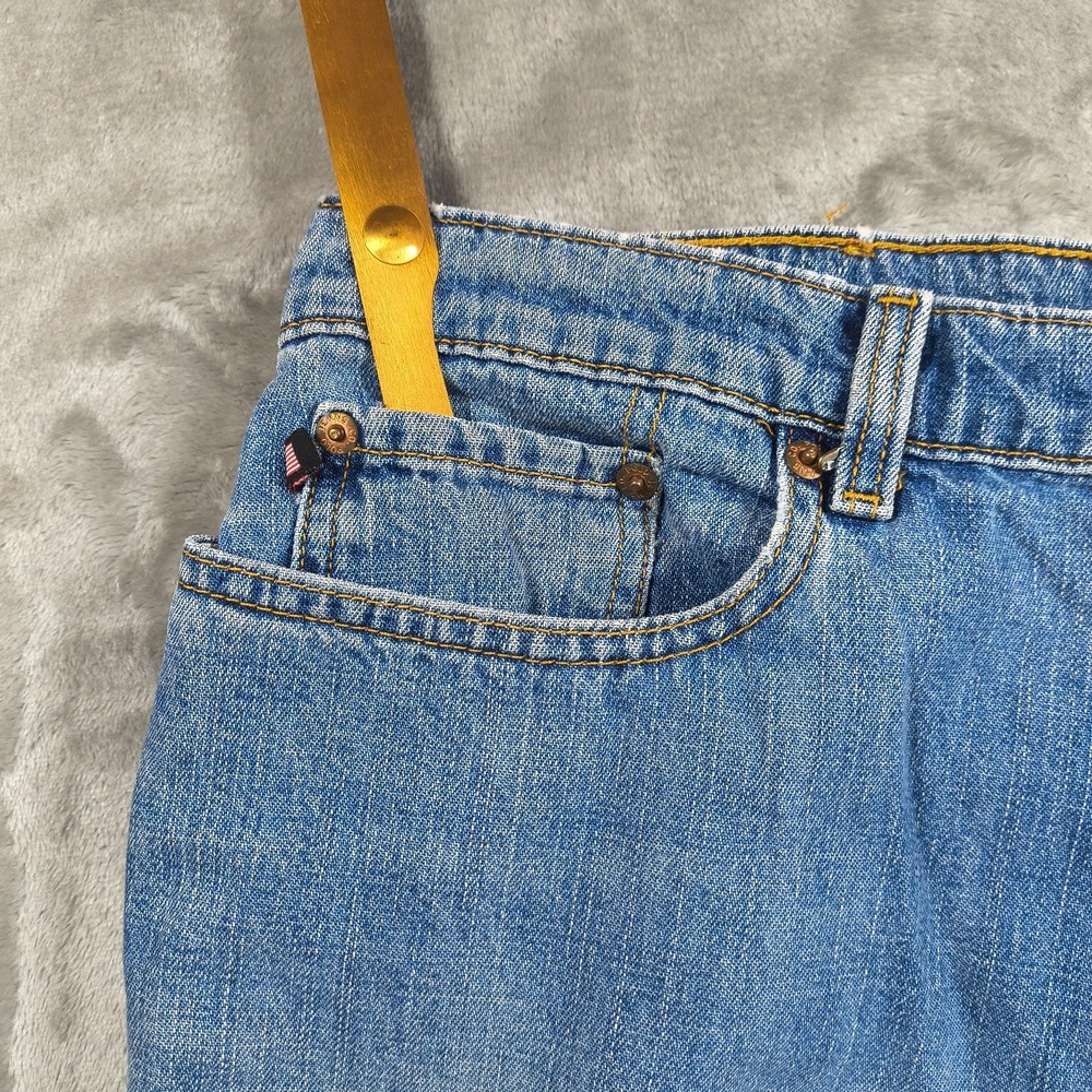 Vintage Polo Ralph Lauren Saturday Jeans Womens 34x29 Blue Straight Leg Y2K - Picture 5 of 13